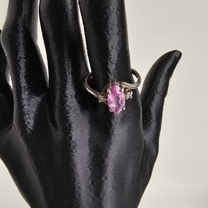 Elegant Pink Gemstone Ring